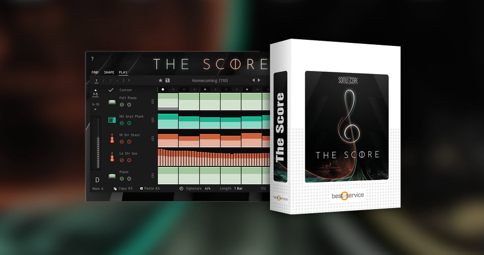 一体化情景管弦乐音色库 Best Service THE SCORE KONTAKT-YU158-音频制作系统办公资源