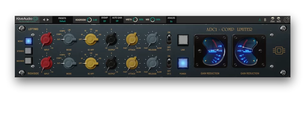 最经典压缩效果器 Kiive Audio ADC1 Compressor v1.0.1 WIN/MAC（2022.11.17更新版本）-YU158-音频制作系统办公资源