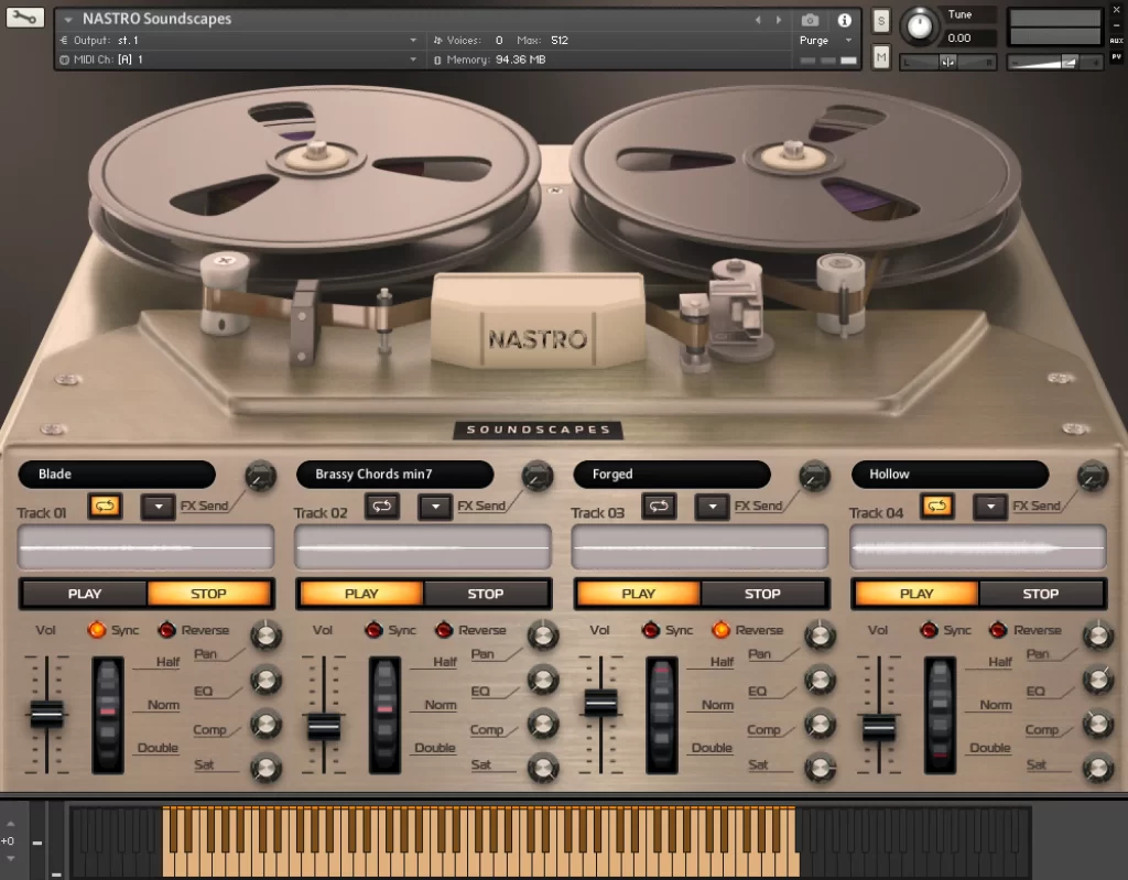 老式磁带机音色 Have Audio NASTRO Soundscapes KONTAKT-YU158-音频制作系统办公资源