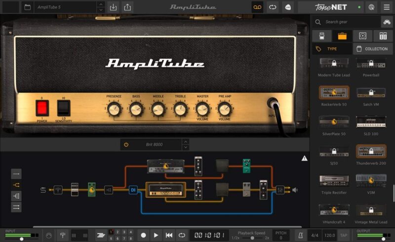吉他效果器 IK Multimedia AmpliTube 5 Complete v5.6.0 WIN-YU158-音频制作系统办公资源