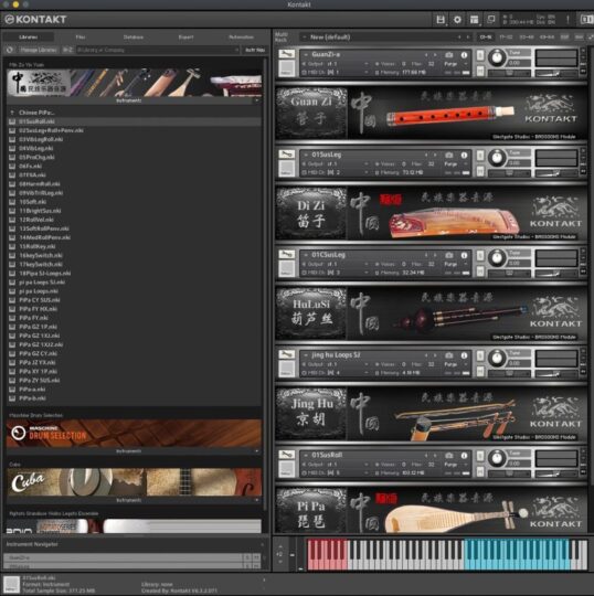 中国民族乐器空音3代康泰克版 Kong Audio Chinee Kontakt 24件套移植版-YU158-音频制作系统办公资源