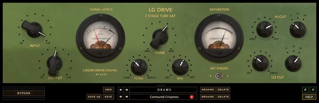 电子管饱和/失真效果器！Kush Audio LG Drive v1.0.0 WIN-YU158-音频制作系统办公资源