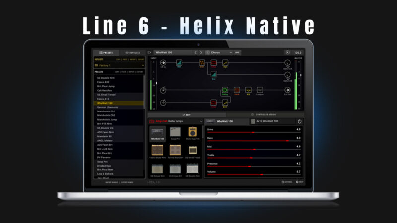 吉他效果器 Line 6 Helix Native v3.50 WIN-YU158-音频制作系统办公资源