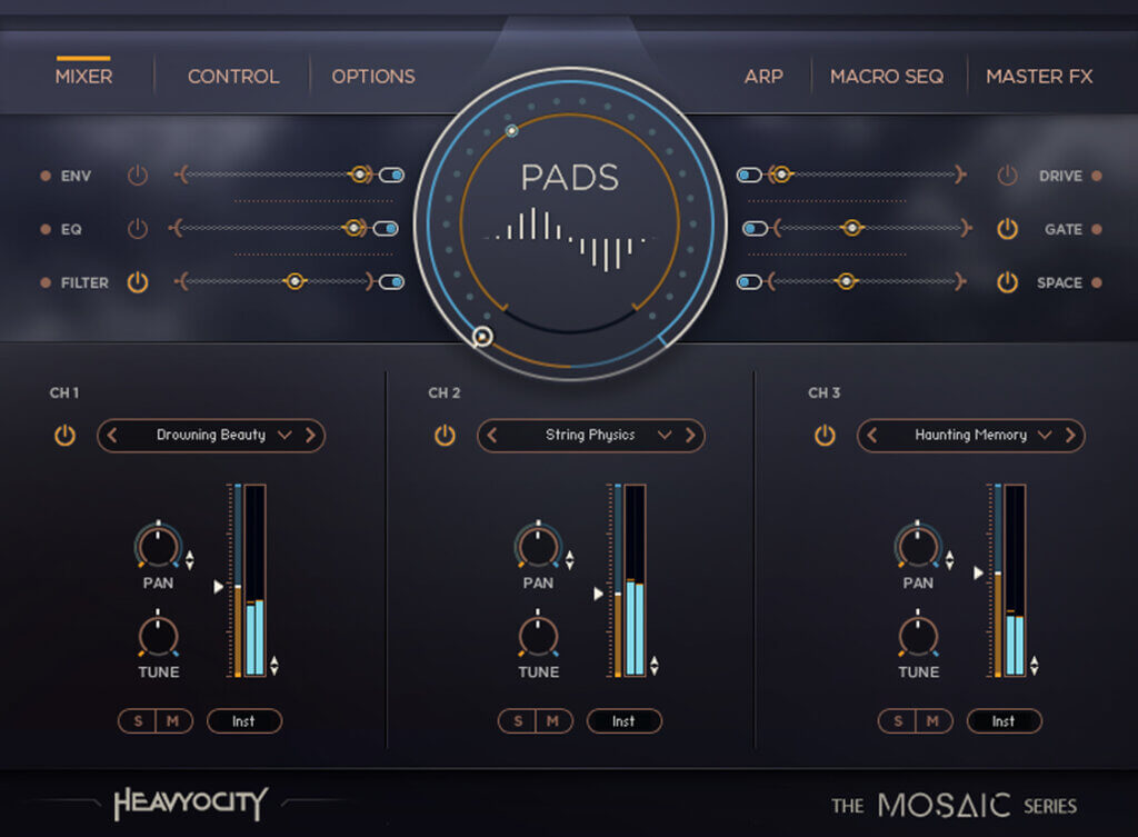 工业电影铺底音色 Heavyocity Mosaic Pads KONTAKT-YU158-音频制作系统办公资源