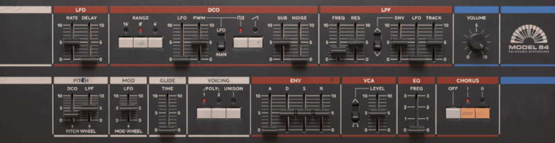 Model 84建模仿真合成器 Softube Model 84 Polyphonic Synthesizer v2.5.67 WIN-YU158-音频制作系统办公资源