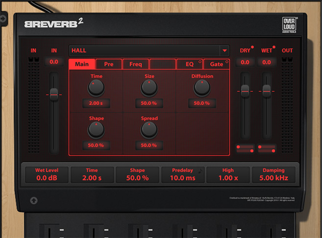 Overloud BREVERB 2 v2.1.15 经典混响插件 WIN/MAC-YU158-音频制作系统办公资源