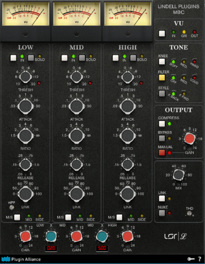 均衡模拟效果器 Plugin Alliance Lindell MBC v1.0.0 WIN-YU158-音频制作系统办公资源