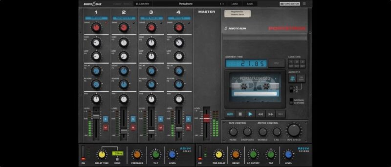 老式磁带工具 Robotic Bean Portatron v1.0.1WiN&MAC-YU158-音频制作系统办公资源