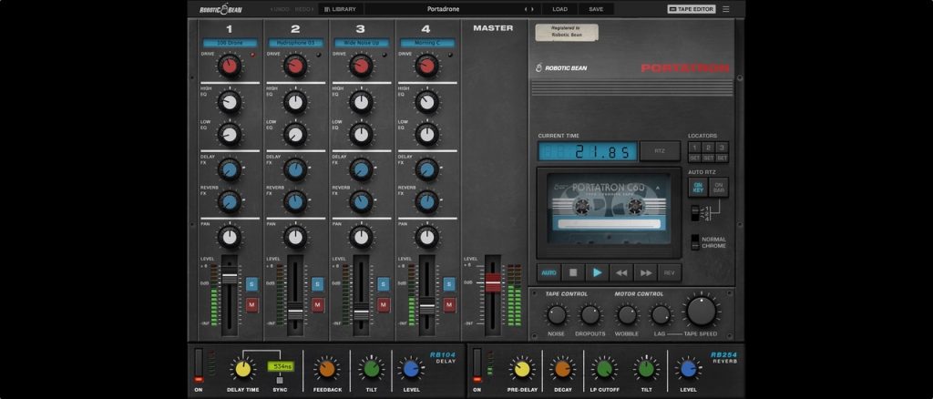老式磁带工具 Robotic Bean Portatron v1.0.1WiN&MAC-YU158-音频制作系统办公资源