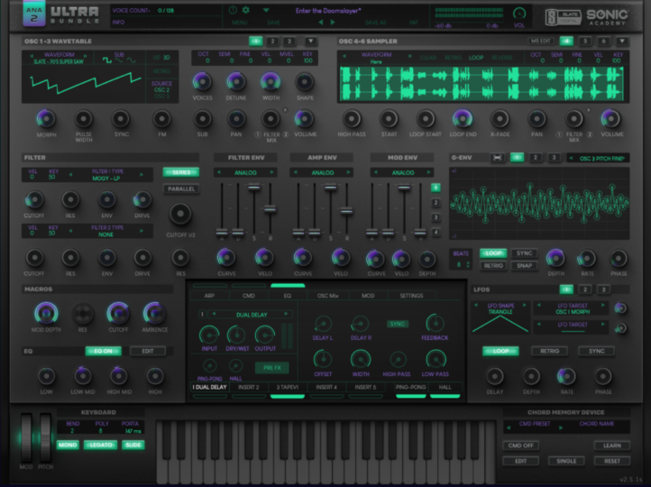 板岩合成器 Slate Digital ANA2 Ultra Bundle v2.5.1-R2R-YU158-音频制作系统办公资源