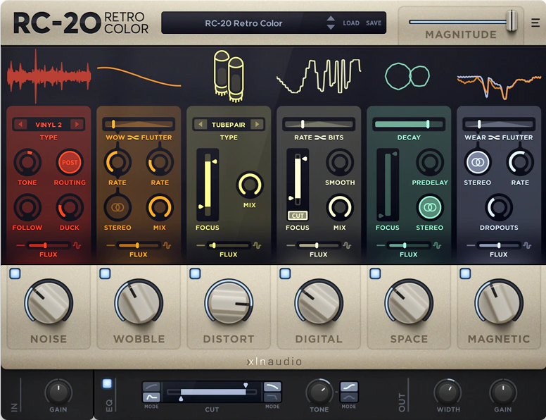 复古创意效果器 XLN Audio RC-20 Retro Color v1.3.5.1 WIN/MAC-YU158-音频制作系统办公资源