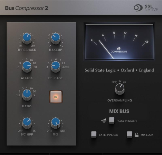 压缩器 Solid State Logic Native Bus Compressor 2 v1.0.0.36 WIN-YU158-音频制作系统办公资源