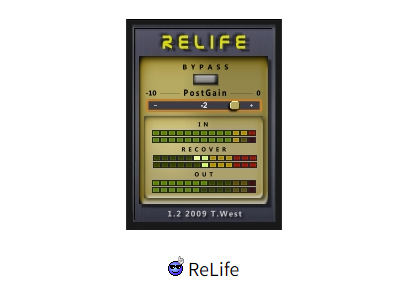 ReLife 1.2效果器 WIN/MAC-YU158-音频制作系统办公资源