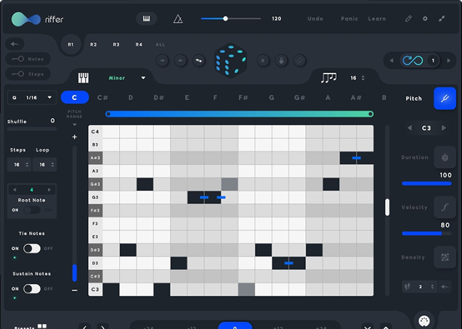 智能MIDI音序器工具 Audiomodern Riffer v. 3.1.1 WiN-YU158-音频制作系统办公资源