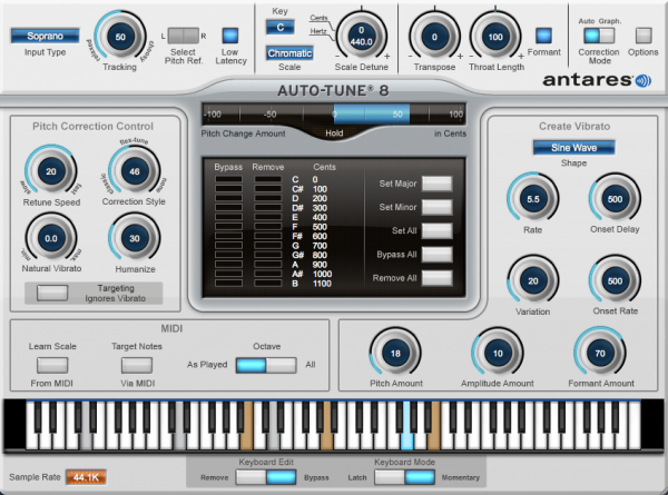人声自动修音插件 Auto-Tune 7.6.8-7.7.5 MAC-YU158-音频制作系统办公资源