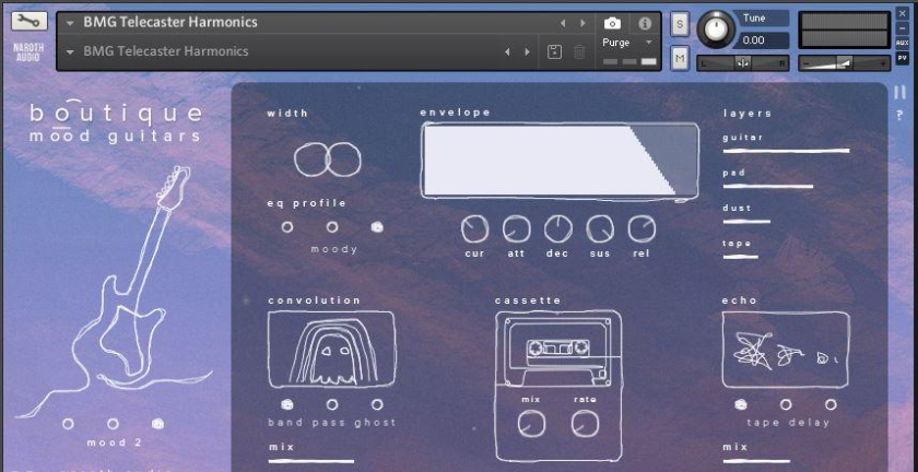 吉他音源 Naroth Audio Mood Guitars KONTAKT-YU158-音频制作系统办公资源