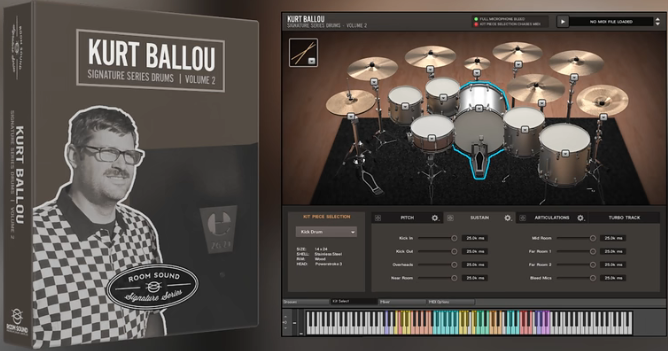 科特巴卢鼓音源 Kurt Ballou Signature Series Drums Kontakt-YU158-音频制作系统办公资源