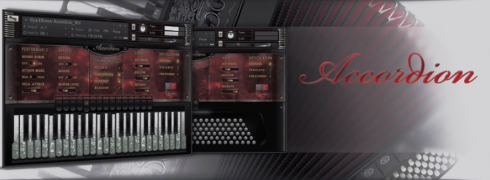 手风琴音色库 Ilya Efimov Accordion Kontakt-YU158-音频制作系统办公资源