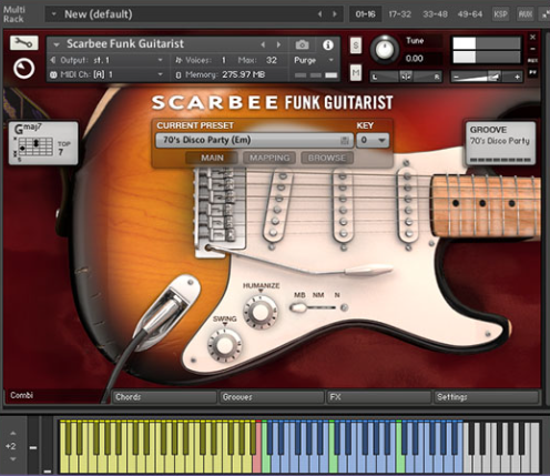专业放克吉他音色库 Native Instruments Scarbee Funk Guitarist v.1.20 KONTAKT-YU158-音频制作系统办公资源