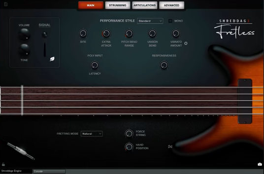 无品贝斯BASS音色库 Shreddage 3 Fretless Kontakt-YU158-音频制作系统办公资源