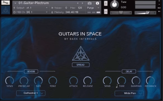 空间氛围电吉他音色库 GUITARS IN SPACE Kontakt-YU158-音频制作系统办公资源