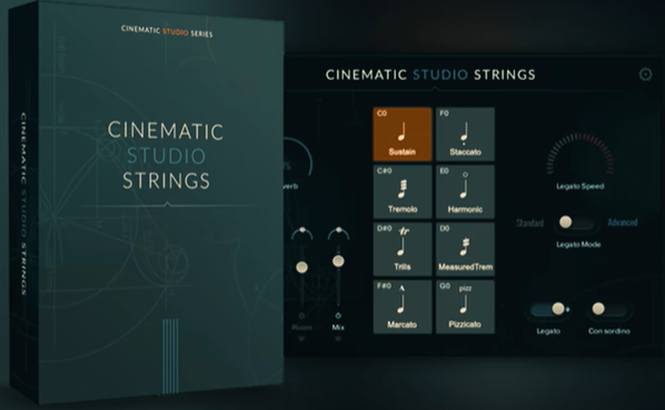 电影工作室CSS弦乐音色库简化版 Cinematic Studio Strings Mini Kontakt-YU158-音频制作系统办公资源