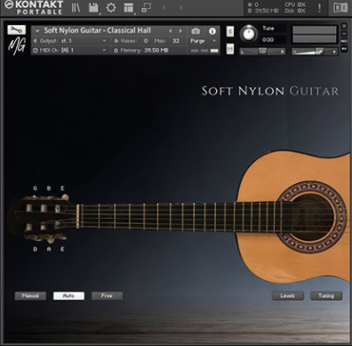 尼龙弦吉他音色库 MG Soft Nylon Guitar KONTAKT-YU158-音频制作系统办公资源