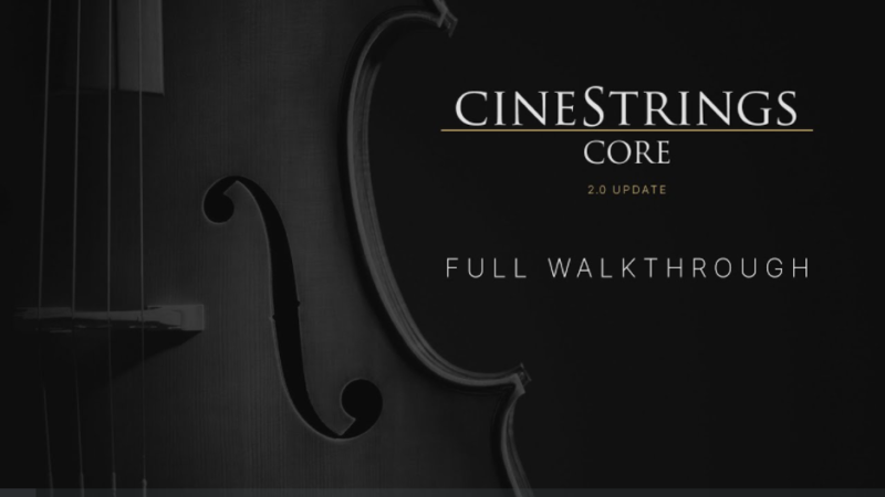 电影弦乐音色库 Cinesamples CineStrings Core v2.0 Kontakt-YU158-音频制作系统办公资源