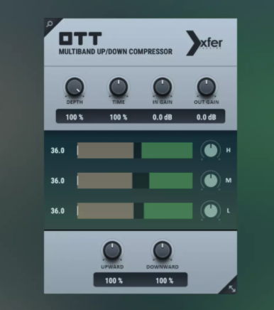 多段压缩效果器 Xfer Records OTT v1.37 WIN/MAC-YU158-音频制作系统办公资源