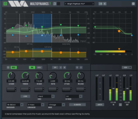 多段动态效果器 Wave Arts MultiDynamics 7 v7.00 WIN-YU158-音频制作系统办公资源