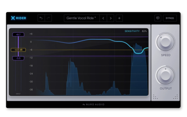 智能人声响度效果器 Nuro Audio Xrider v1.0.1 WIN-YU158-音频制作系统办公资源