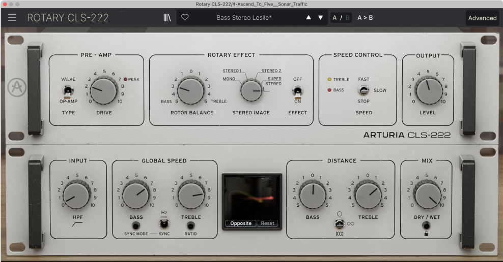 经典喇叭模拟插件 Arturia Rotary CLS-222 v1.0.0 WIN-YU158-音频制作系统办公资源