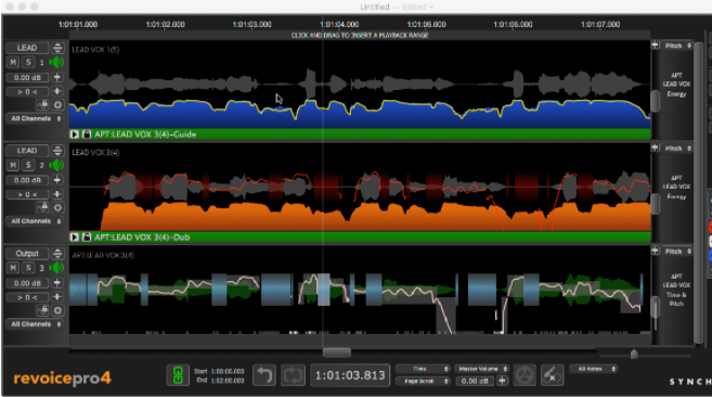 对轨工具 Synchro Arts ReVoice Pro v4.2.1.2 WIN/MAC-YU158-音频制作系统办公资源
