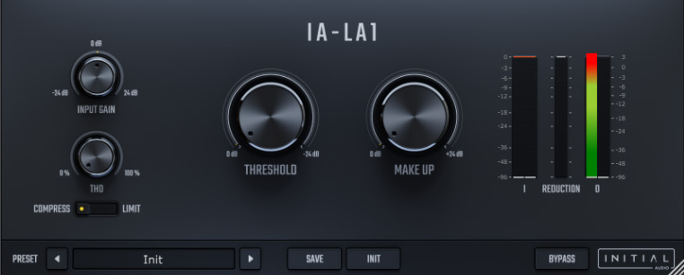 IA LA1压缩器插件 Initial Audio IA-LA1 Compressor v1.0.3 Win-YU158-音频制作系统办公资源
