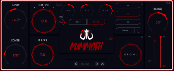 猛犸象贝斯效果器 Aurora DSP Mammoth 1.5.0 WIN R2R-YU158-音频制作系统办公资源