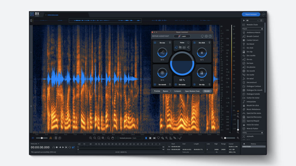 臭氧iZotope RX 11 Audio Editor Advanced v11.0.0 CE-V.R 高级音频声音处理软件 WIN-YU158-音频制作系统办公资源