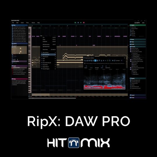 最新版AI音频提取软件 Hit’n’Mix RipX DAW PRO v7.0.0 WIN(含安装教程)-YU158-音频制作系统办公资源