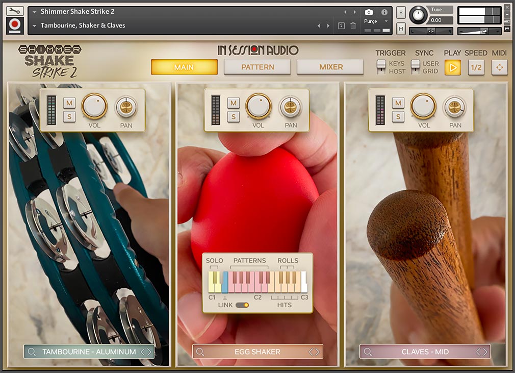 各种个性小打音色库 In Session Audio Shimmer Shake Strike 2 & Expansion Kontakt-YU158-音频制作系统办公资源