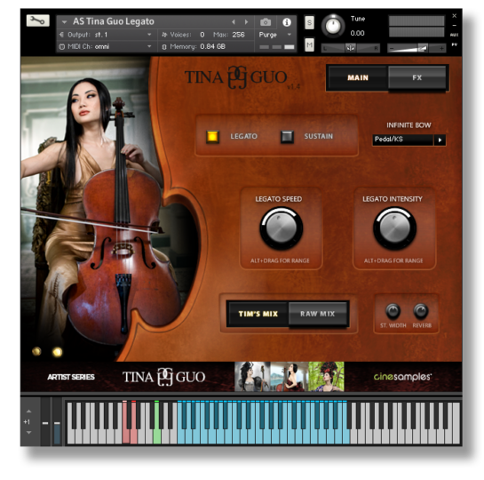 经典大提琴音色 Cinesamples Artist Series: Tina Guo v1.4 KONTAKT-YU158-音频制作系统办公资源