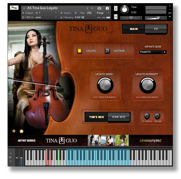 经典大提琴音色 Cinesamples Artist Series: Tina Guo v1.4 KONTAKT-YU158-音频制作系统办公资源