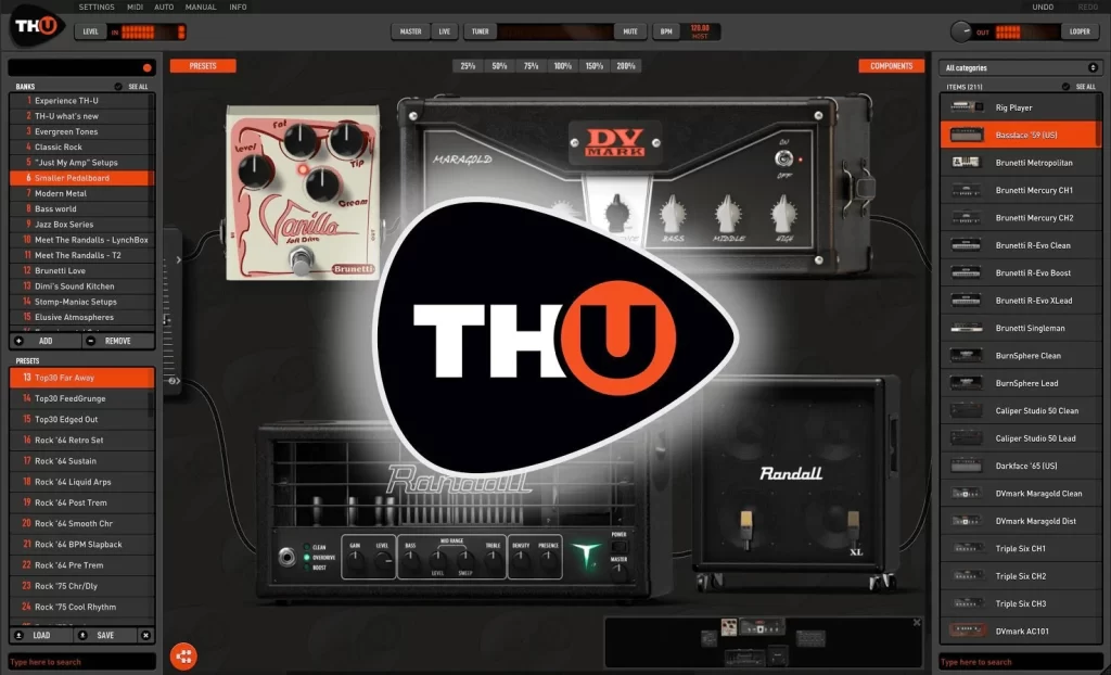 革命性吉他效果器 Overloud TH-U Full v1.4.13 macOS-YU158-音频制作系统办公资源