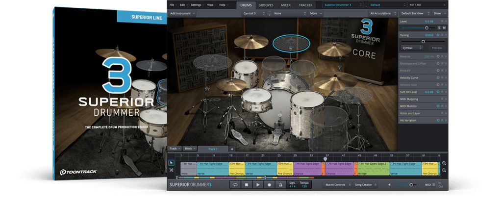 超级鼓手音色 Toontrack Superior Drummer v3.3.3 CE WIN-YU158-音频制作系统办公资源