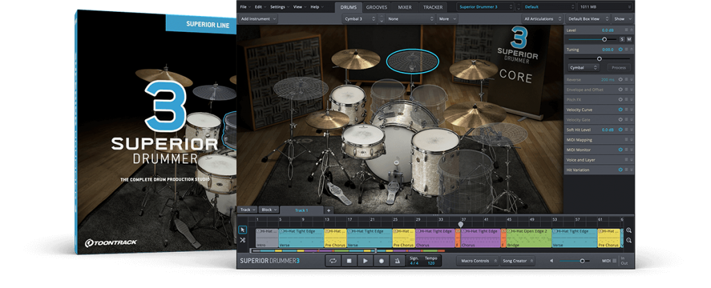 超级鼓手升级 Toontrack Superior Drummer v3.3.6 WIN/MAC-YU158-音频制作系统办公资源