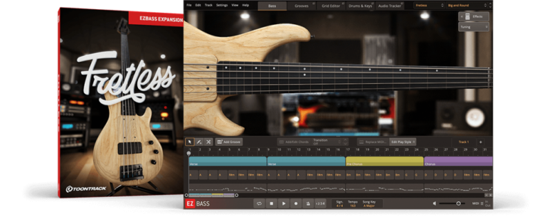无品顶级贝司升级 Toontrack Fretless EBX v1.0.2 Update ONLY Windows/macOS-YU158-音频制作系统办公资源