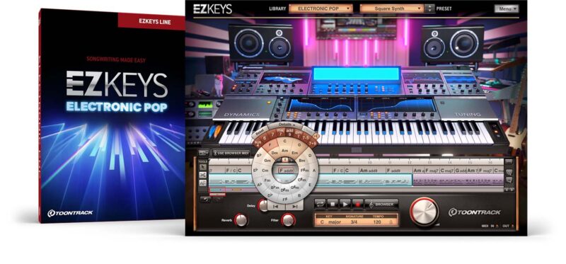 自动钢琴伴奏音色 Toontrack EZkeys v1.3.3 WIN/MAC (含所有扩展音色库+MIDI包)-YU158-音频制作系统办公资源