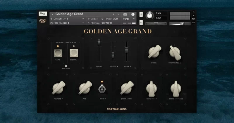 黄金时代原声钢琴 Teletone Audio Golden Age Grand KONTAKT-YU158-音频制作系统办公资源