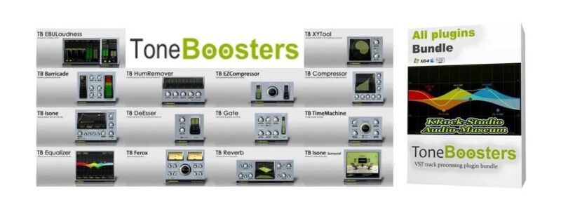 音频效果器插件包 ToneBoosters Plugin Bundle v1.6.7 WIN/MAC-YU158-音频制作系统办公资源