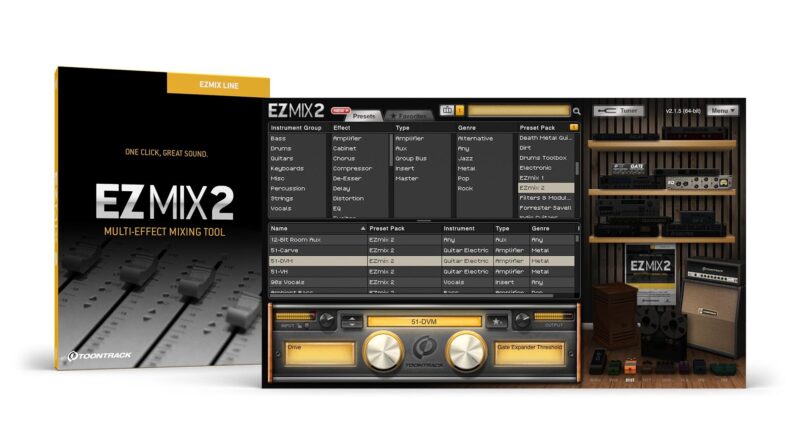 综合混音母带处理效果器 Toontrack EZmix v2.2.3 WIN/MAC-YU158-音频制作系统办公资源