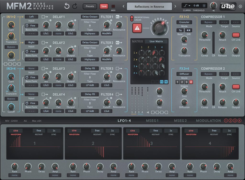 顶级延迟效果器 Uhe MFM2 v2.5.0 WIN&MAC&LINUX-YU158-音频制作系统办公资源