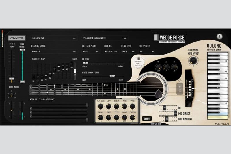 仿真吉他效果器 Plugin Alliance – Wedge Force Onlong v1.0.4 WIN-YU158-音频制作系统办公资源